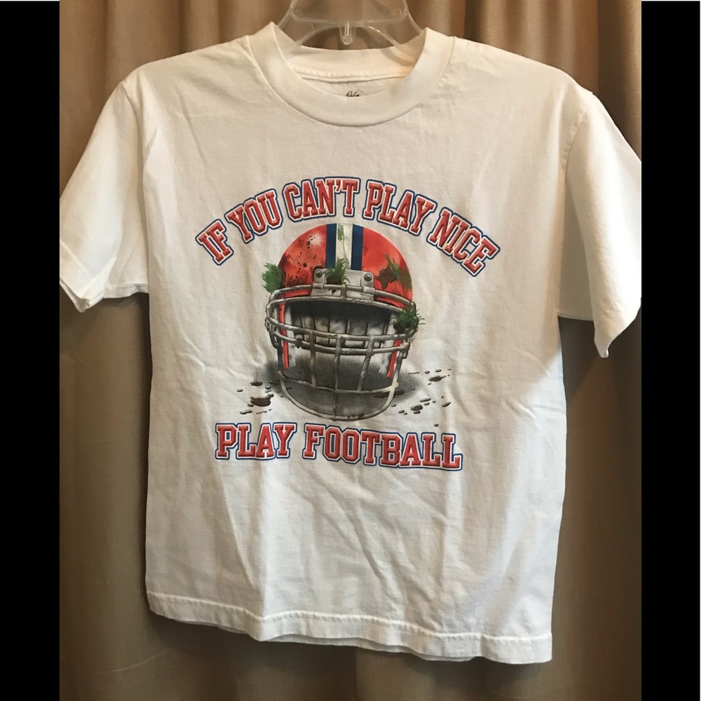 Ink Inc ‘ Play football ‘  Tee size M. Gators tigers Broncos etc. football teams